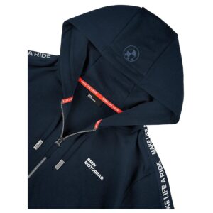 Sudadera con cremallera Make Life a Ride caballero azul noche - Imagen 3