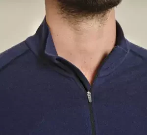 Camiseta int.func.m.larga caballero azul - Imagen 3